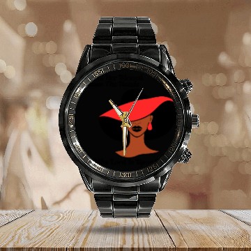 Discover A Blessed Woman Calendar Steel Band Watch