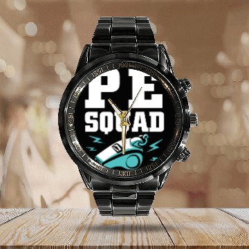 Discover Physical Education Teacher PE Coach Calendar Steel Band Watch