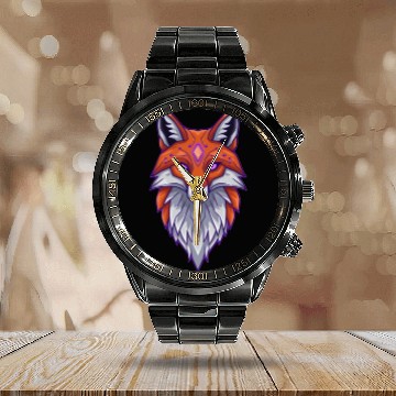 Discover Alpha Fox Calendar Steel Band Watch