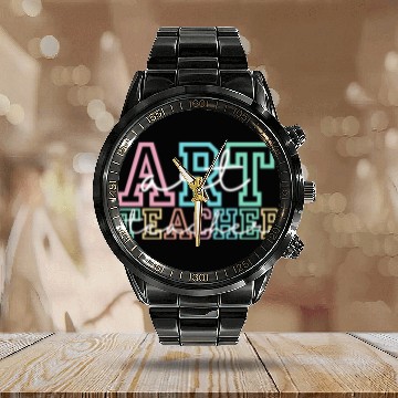 Discover Art Teacher Calendar Steel Band Watch, Teacher Definition Calendar Steel Band Watch, Art T