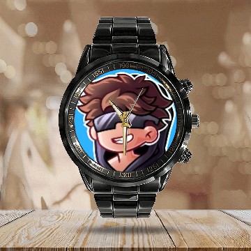 Discover Cool Gamer Calendar Steel Band Watch – XP Vortex Cartoon Style