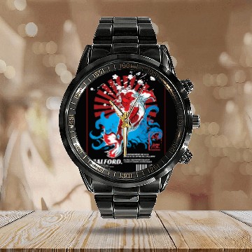 Discover Traditional Japanese Koi Fish Water Tattoo Calendar Steel Band Watch