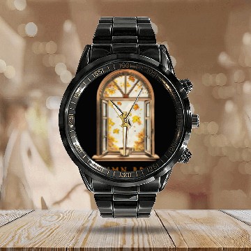 Discover Autumn Breeze Calendar Steel Band Watch