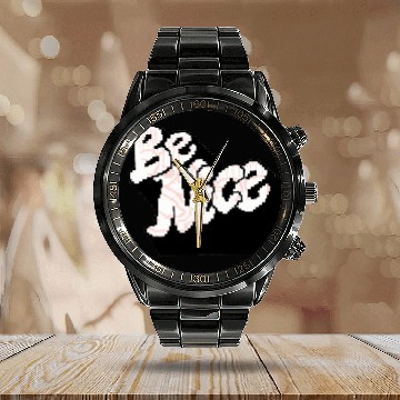 Discover Be nice Calendar Steel Band Watch