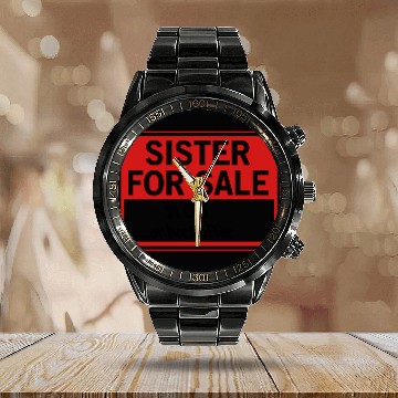 Discover Sister for Sale. Best Offer Calendar Steel Band Watch