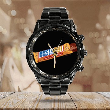Discover Bustanut Candy bar Calendar Steel Band Watch