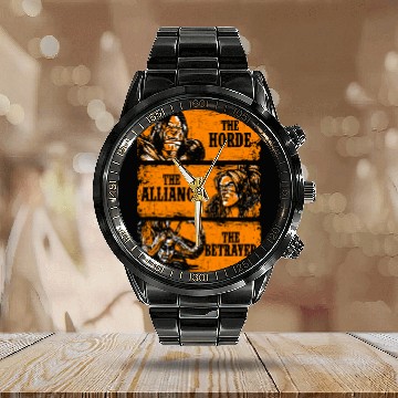 Discover Warcraft-Warcraft stories Calendar Steel Band Watch for Fans