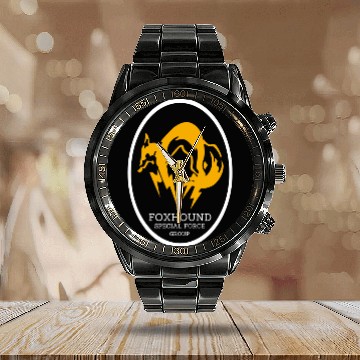 Discover METAL GEAR SOLID - FOXHOUND SPECIAL FORCE GROUP 3D Calendar Steel Band Watch