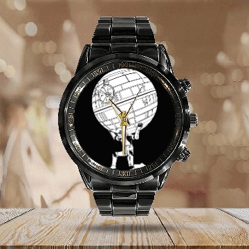 Discover Funny Star Wars Stormtrooper art Calendar Steel Band Watch