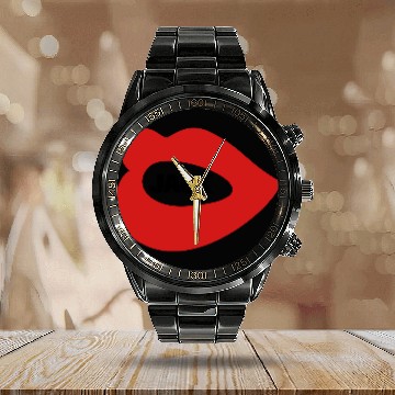 Discover ❤✦I Love James-Sending James Kisses✦❤ Calendar Steel Band Watch