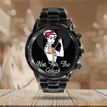 Discover Nurse Practitioner - Not For The Weak Strong - NP Calendar Steel Band Watch