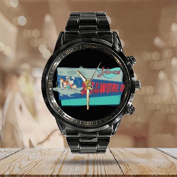 Discover The Jetsons | Out of this World Calendar Steel Band Watch