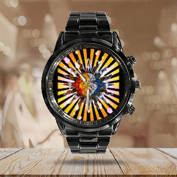 Discover Two Face Shine Calendar Steel Band Watch