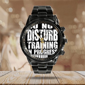Discover Do Not Disturb - Gym Calendar Steel Band Watch