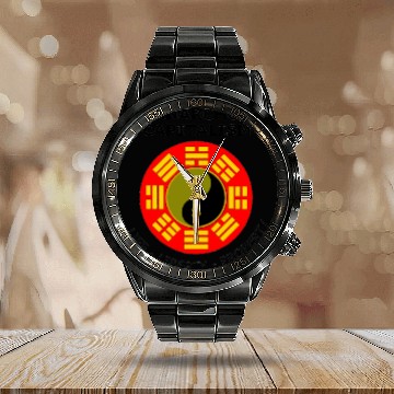 Discover Anarcho Capitalism - Life, Liberty, Property Calendar Steel Band Watch