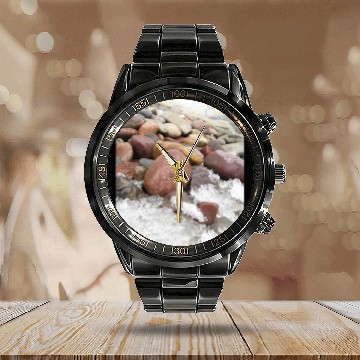 Discover Stone Cold Calendar Steel Band Watch