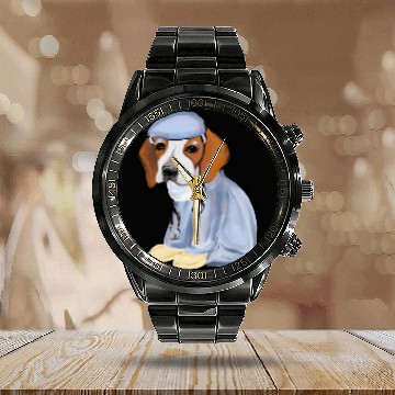 Discover Corona Virus, Thank You Medical Calendar Steel Band Watch