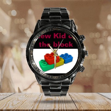 Discover New kid on the block infant creeper. Calendar Steel Band Watch