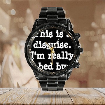 Discover Bed Bug Costume Calendar Steel Band Watch