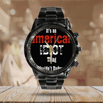 Discover American Idiot Hooded Sweat Calendar Steel Band Watch