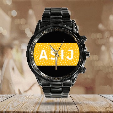 Discover ASIJ Womens Patterned Calendar Steel Band Watch