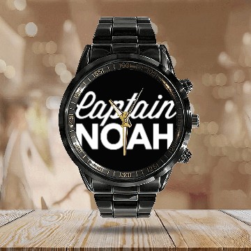 Discover Captain Noah Calendar Steel Band Watch
