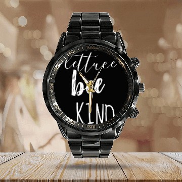 Discover Lettuce Bee Kind Calendar Steel Band Watch