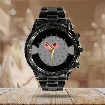 Discover Pinball the Puffer Infant Calendar Steel Band Watch