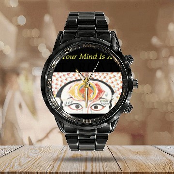 Discover mind stargate Calendar Steel Band Watch
