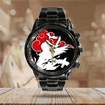 Discover Itachi Uchiwa manga art Calendar Steel Band Watch