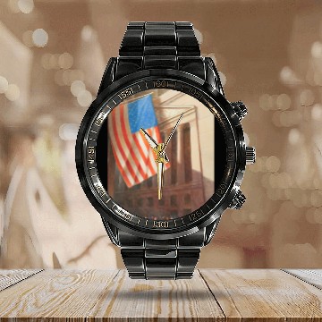 Discover New York Stock Exchange 2010 Calendar Steel Band Watch