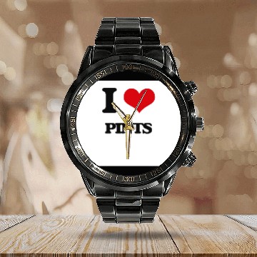 Discover I Love Pints Calendar Steel Band Watch