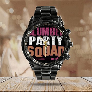 Discover Slumber Party Squad Calendar Steel Band Watch