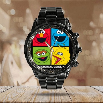 Discover Sesame Street | The Original Cool Kids Calendar Steel Band Watch