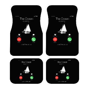 Discover Sailing boat sailor boat owner gift Ocean calling Car Mats