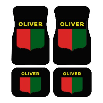 Discover Oliver farm RED Green Car Mats
