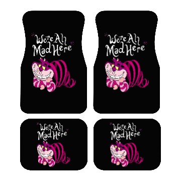 Discover Cheshire Cat Were all Mad Here Cat 1669 Car Mats