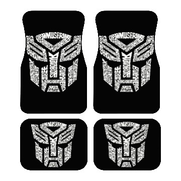 Discover Trans formers Autobots Comics Typography Car Mats