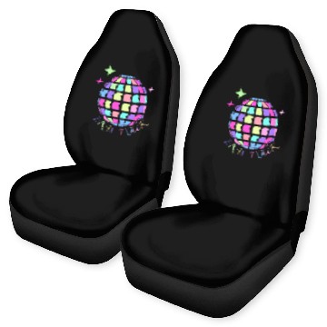 Discover Eras Tour Disco Ball Baseball Tees Car Seat Covers