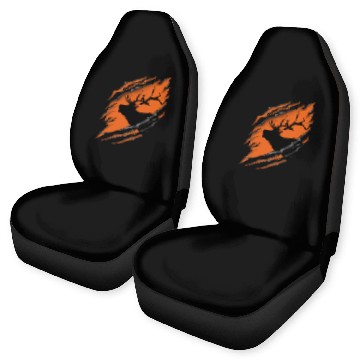 Discover Elk Hunting Premium Car Seat Covers