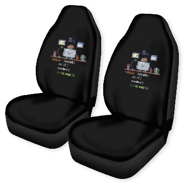 Discover Computer Science Python Programmer Eat Code Sleep Car Seat Covers