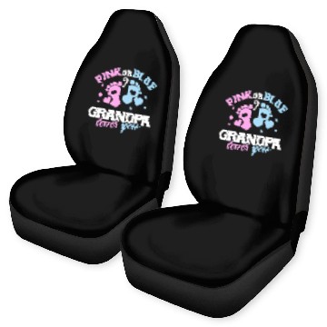Discover Gender reveal grandpa Car Seat Covers