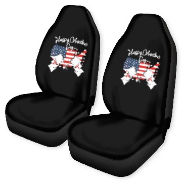 Discover Happy Columbus Day Car Seat Covers