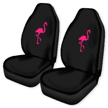 Discover Pink Flamingo Car Seat Covers