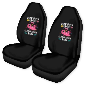 Discover Rock Paper Scissors Throat Punch I Win Flamingo Game Car Seat Covers