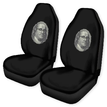 Discover Hipster Ben Franklin Car Seat Covers