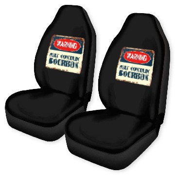 Discover Warning May Contain Bourbon Car Seat Covers