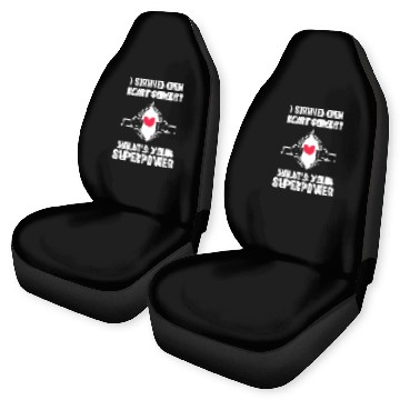 Discover I Survived Open Heart Surgery Open Heart Surgery Men Women Car Seat Covers
