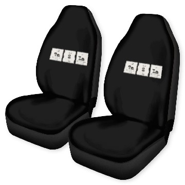 Discover Periodic Table Tesla Car Seat Covers