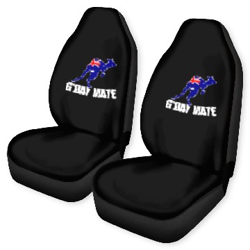 Discover Australia Flag Kangaroo Car Seat Covers